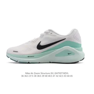 Nike Zoom Structure 26 Running Shoes Carbon Plate Stability Cushioning Low Cut