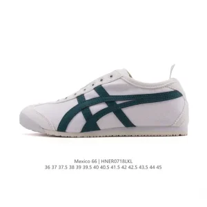 ASICS Onitsuka Tiger Mexico 66 Slip On Retro Canvas Shoes