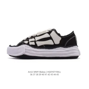 Mmy Maison Mihara Yasuhiro Blakey Canvas Low Sneakers