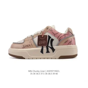 MLB Chunky Liner Basic Women's Leather Streetwear Sneakers