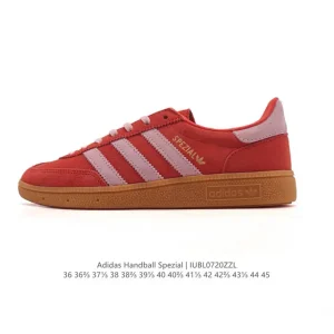 Adidas Handball Spezial Low Cut Leather Sneakers Classic Three Stripes