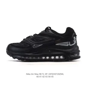 Nike X Supreme Air Max 98 TL Black Reflective Sneakers