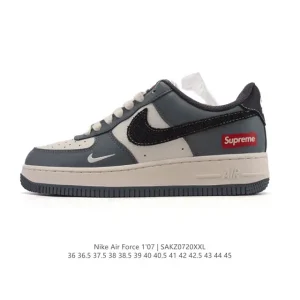 Nike Air Force 1 Low 07 White Leather Sneakers for Men and Women
