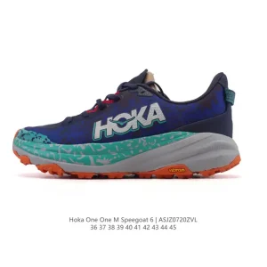 HOKA Speedgoat 6 Men's and Women's Lightweight Trail Running Shoe with Vibram Megagrip and Cmeva Midsole