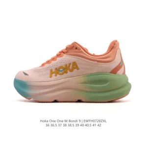 HOKA Bondi 9 Cushioned Running Shoe for Men and Women