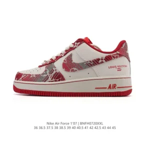 Louis Vuitton x Nike Air Force 1 '07 Low White Sneaker
