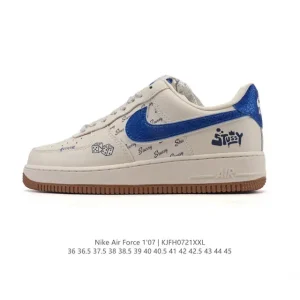 Nike Air Force 1 Low '07 Low White Leather Sneakers