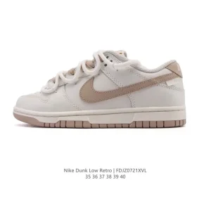 Nike Dunk Low Retro Women's 2025 New Deconstruction Bandage Double Laces