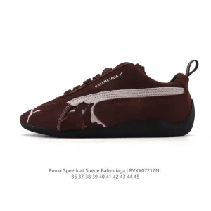 Balenciaga X Puma Ultrasoft Speedcat Vintage Suede Sneakers