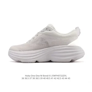 HOKA Bondi 8 Running Shoes for Men and Women Lightweight Cushioned Road Running Shoes