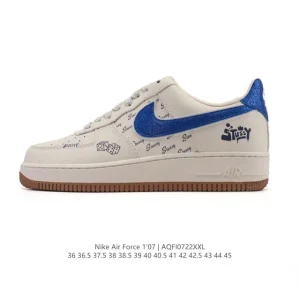 Nike Air Force 1 Low White Leather Sneakers for Men and Women