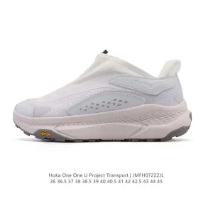 Hoka One One Project Transport Lifestyle Shoe - Black Eco-Friendly Comfort