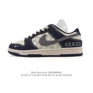 Nike SB Dunk Low Pro Shoes Vintage Leather Double Laces Skateboarding