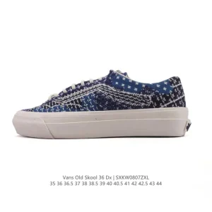 Vans OG Old Skool Low Top Skateboarding Shoes - Vintage Style