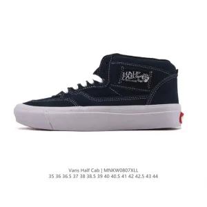 Vans Half Cab Autumn Winter Mid Top Suede Vulcanized Skate Shoes