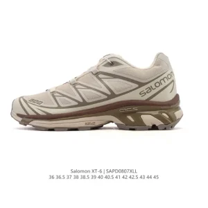 Salomon XT-6 Expanse Urban Outdoor Sneakers in Vanilla Color for Men and Women