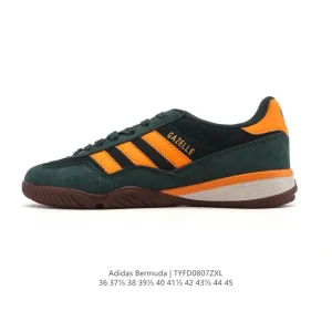 Adidas Originals Gazelle Vintage Leather Men's Retro Running Shoes