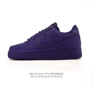 Nike Air Force 1 Low White Leather Casual Shoes for Men and Women