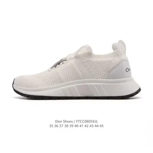 Dior B27 Low-Top Sneakers Vintage Casual Shoes Fashion Running Shoes Thick Sole Dad Shoes Round Toe Lace-Up