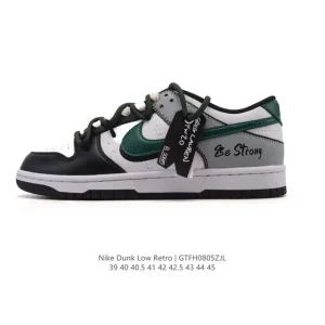 Nike SB Dunk Low Pro Classic Retro Skateboard Shoes with Deconstructed Bandage Design