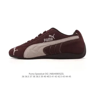 Puma Speedcat Og Low-Top Racing Sneakers Retro Leather Shoes