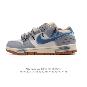 Nike SB Dunk Low Pro Men's Skateboarding Shoes Vintage Leather