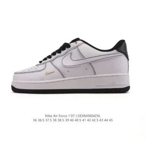 Nike Air Force 1 Low White Leather Sneakers for Men and Women