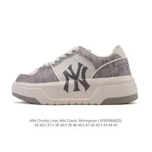MLB Chunky Liner Classic Retro Street Shoes for Men and Women