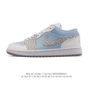 Jordan AJ1 Low Retro Classic Leather Low-Top Basketball Shoes