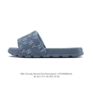 MLB Women's Vintage Monogram Slides Soft Thick Comfortable Sandals