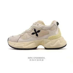 SMFK Cross Flower Retro Running Shoes for Women