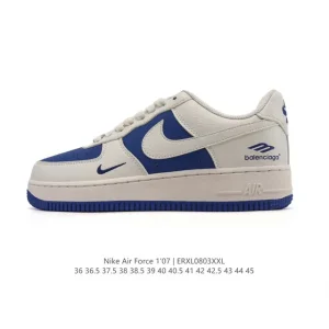 Nike Air Force 1 '07 Low White Leather Sneakers