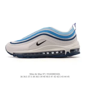 Nike Air Max 97 Low Top Running Shoes with Visible Air Cushion