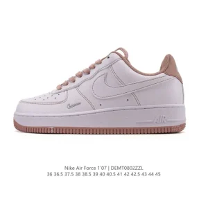 Nike Air Force 1 '07 Low White Leather Sneakers for Men and Women