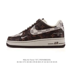 Nike Air Force 1 Low White Leather Hj3318 Casual Sneakers