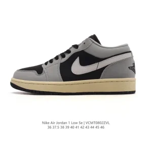 Jordan Air 1 Low Retro Leather Casual Basketball Shoes