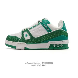 Louis Vuitton Trainer Sneaker Low Men's Luxury Fashion Shoes