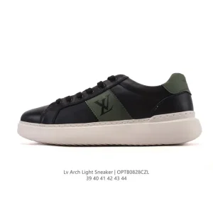 Louis Vuitton Classic White Leather Sneakers for Men
