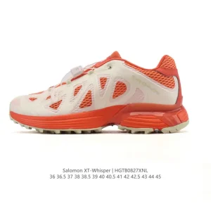 Salomon XT-Whisper Silver Pink Lifestyle Sneakers for Men and Women
