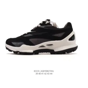 ECCO Outdoor Hiking Shoes Breathable Lightweight Lace-Up Casual Sneakers
