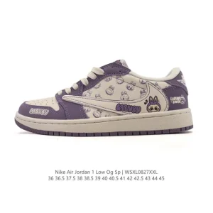 Jordan Air 1 Low OG SP Military Blue Reverse Swoosh Labubu 2025