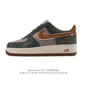 Nike Air Force 1 '07 Low White Leather Sneakers 2025 Snake Year Edition