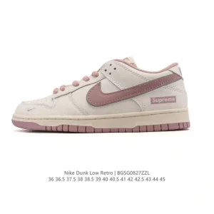Nike SB Dunk Low Pro Vintage Leather Skate Shoes for Men and Women