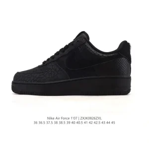 Nike Air Force 1 07 Low 2025 Snake Year Edition White Leather Sneakers