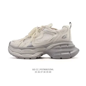 Golden Goose Dad-Star Luxury Leather Mesh Platform Sneakers for Women