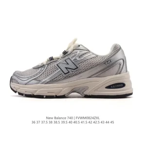 New Balance MR740 Vintage Grey Retro Running Shoes
