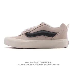 Vans Knu Skool VR3 LX Leather Chunky Retro Skate Shoes