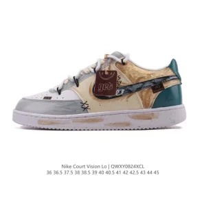 Nike Court Vision Low Vintage Basketball Sneakers for Men and Women