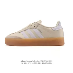 Adidas Samba Valentine Women's Retro Leather Sneakers Vintage Style Shoes