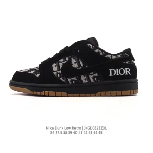 Nike SB Dunk Low Pro Vintage Leather Skate Shoes for Men and Women